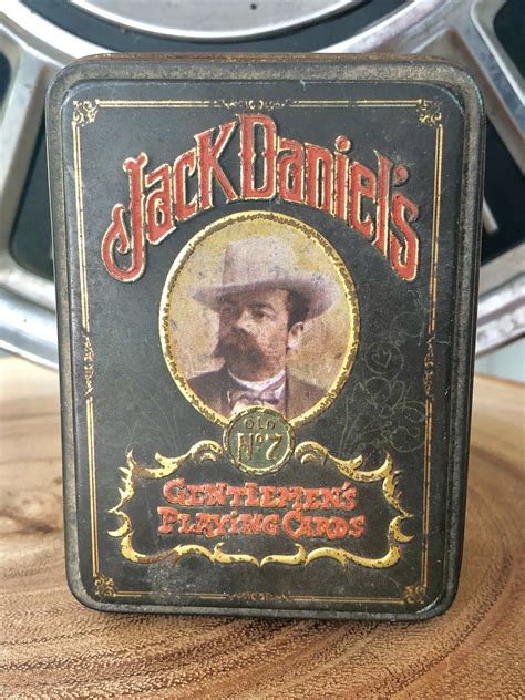 jack daniel's playing cards tin